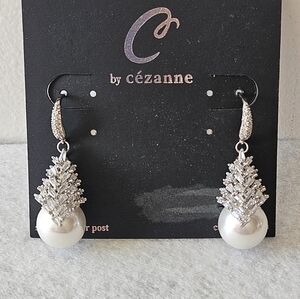 Cezanne CZ Drop Earrings